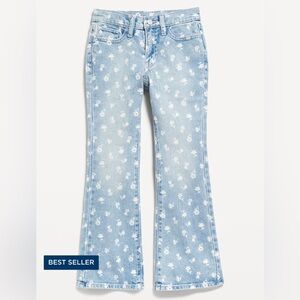Old Navy Light Blue Floral Kids Jeans